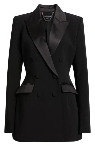 Nadine Merabi Monica Tuxedo Jacket In Black