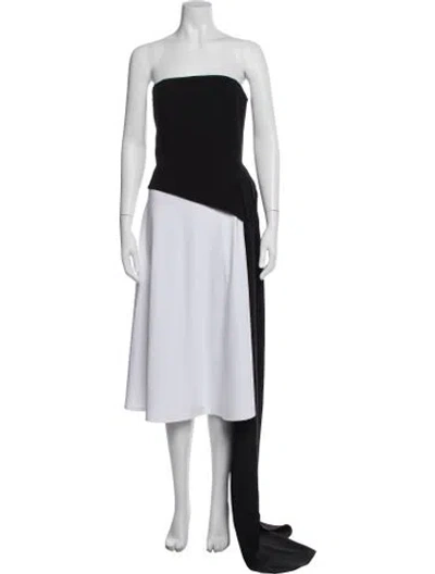 Pre-owned Nadine Merabi Strapless Top W/ Tags In Black