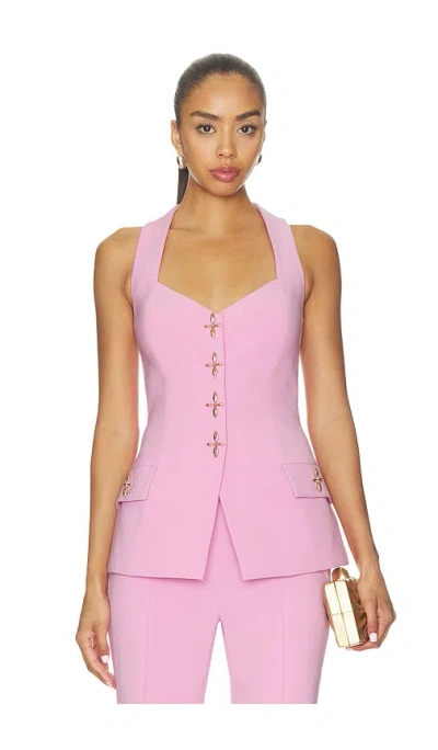Nadine Merabi Zoe Pink Waistcoat