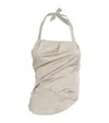 Nadine Mos Draped Bib Top In Gray