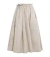 Nadine Mos Technical Midi Skirt In Neutral