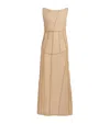 Nadine Mos X Reike Nen Mesh Overlock Dress In Brown