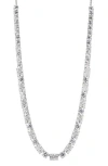 Nadri Shine On Cubic Zirconia Collar Necklace In Rhodium
