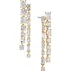 Nadri A La Carte Double Linear Earrings In Gold