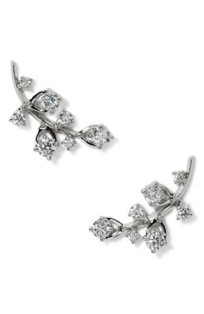 Nadri Adorn Cubic Zirconia Ear Climbers In Metallic