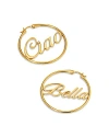 Nadri Ajoa By  Ciao Bella Hoop Earrings In Gold