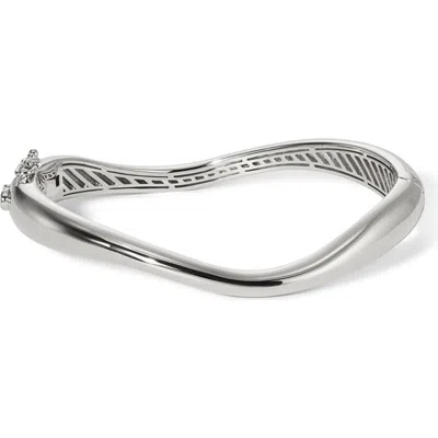 Nadri Alma Organic Hinge Bracelet In White