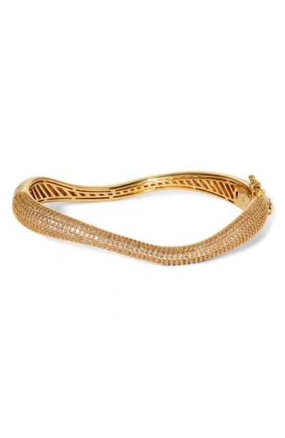 Nadri Alma Pavé Organic Hinge Bracelet