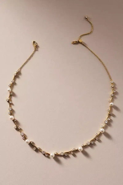 Nadri Baby's Breath Vine Necklace In Gold