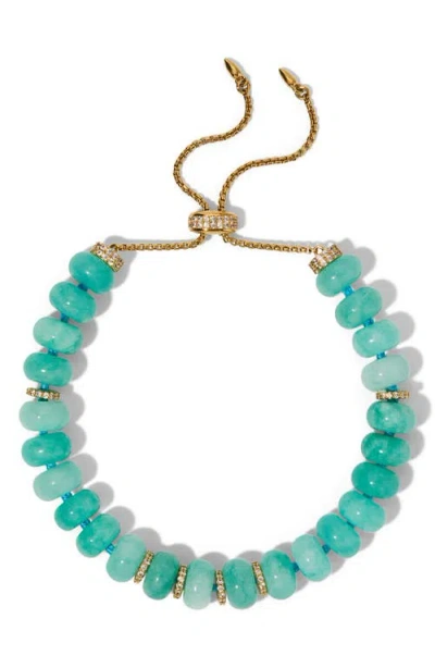 Nadri Beads Of Paradise Amazonite Pavé Bracelet In Blue