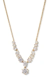 NADRI NADRI BEATRIX MIXED CUBIC ZIRCONIA FRONTAL NECKLACE