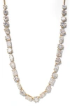 Nadri Beatrix Mixed Cubic Zirconia Necklace In Gold