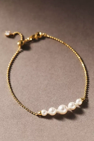 Nadri Bianca Graduated Pearl Bracelet In Gold
