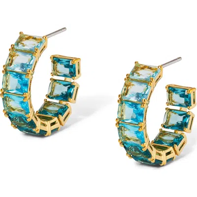 NADRI NADRI BLUE LAGOON OMBRÉ C HOOP EARRINGS