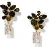 Nadri Bonne Anne Cubic Zirconia Cluster Drop Earrings In Multi