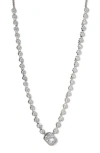 Nadri Brooklyn Cubic Zirconia Necklace In Metallic