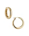 Nadri Brunch Medium Bold Hoop Earrings In Gold