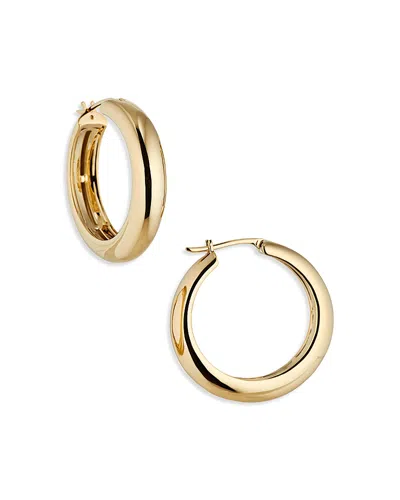 Nadri Brunch Medium Bold Hoop Earrings In Gold
