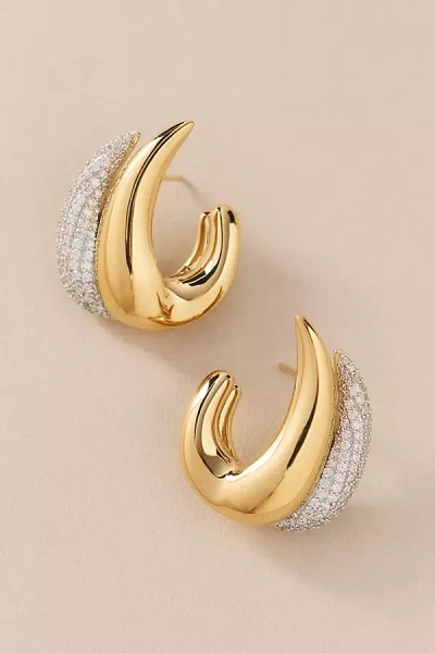 Nadri Bubble Hoop Earrings In Gold