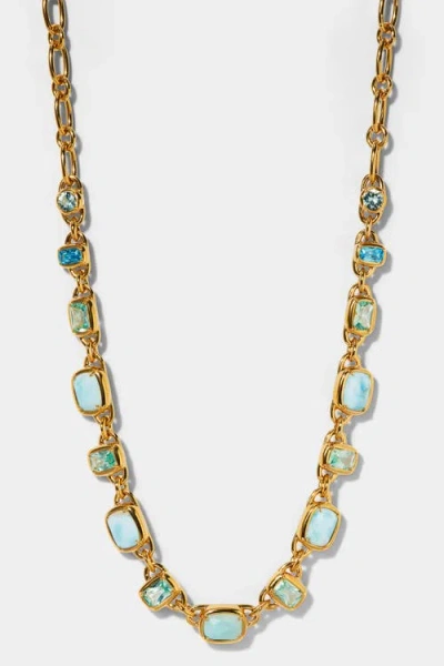 Nadri Cabarete Multi Chain Collar Necklace In Gold