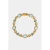 Nadri Cabarete Multi Line Bracelet In Gold