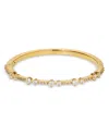 Nadri Cassi Cubic Zirconia Bangle Bracelet In Gold