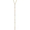 Nadri Cassi Extralong Cubic Zirconia Y-necklace In Gold