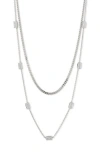 NADRI NADRI CECE LAYERED CHAIN NECKLACE