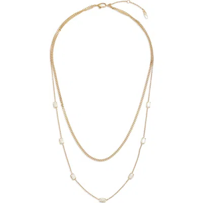 Nadri Cece Layered Necklace In Gold