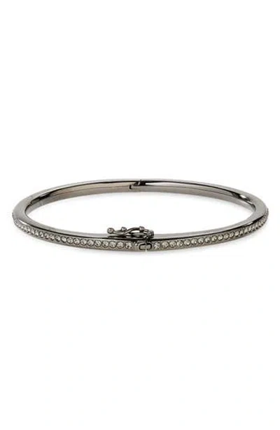 Nadri Channel Set Cz Hinged Bangle Bracelet In Multi