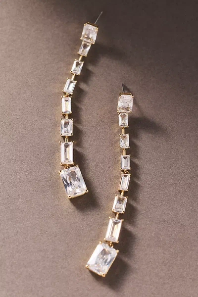 Nadri Charli Linear Earrings In Gold