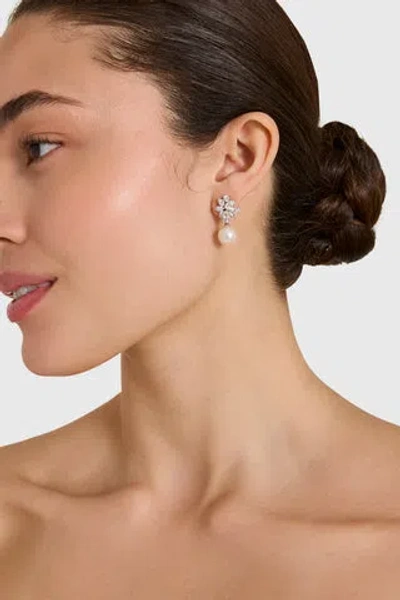 Nadri Chiara Pearl Drop Earrings In Multi