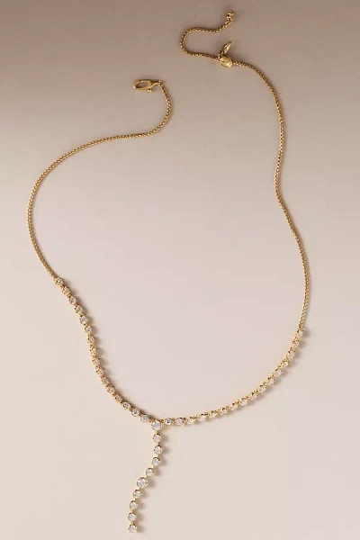 Nadri Cleo Lariat Necklace In Gold