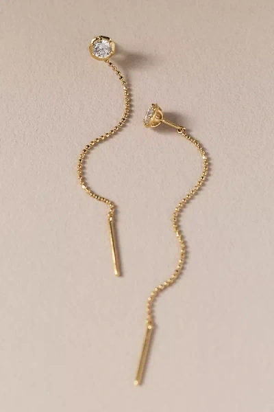 Nadri Cleo Threader Earrings In Gold