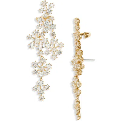 Nadri Climber Drop Earrings In Gold