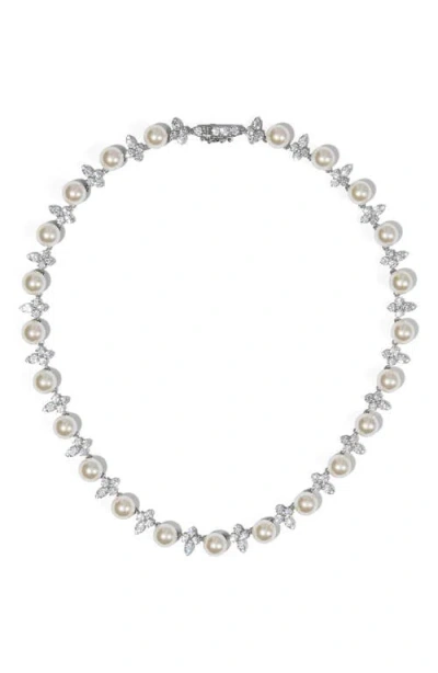 Nadri Cluster Collar Necklace In Metallic
