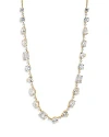 NADRI CORA LARGE FRONTAL NECKLACE IN 18K GOLD PLATED, 16
