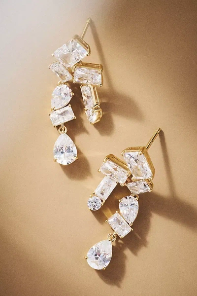 Nadri Crystal Chandelier Drop Earrings In Gold