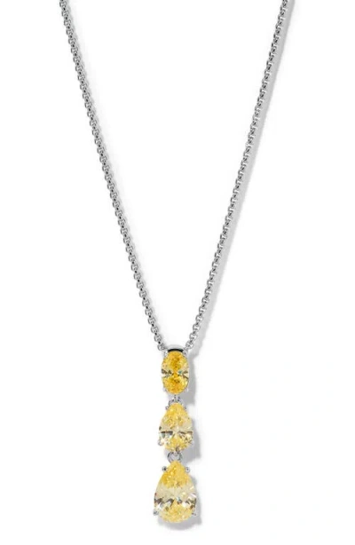 Nadri Crystal Pendant Y-necklace In Multi