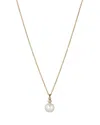 Nadri Cubic Zirconia & Nacre Pearl Pendant Necklace, 16-18 In White/gold