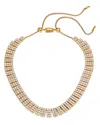 Nadri Cubic Zirconia Choker Necklace In 18k Gold Plated, 18 In Gold