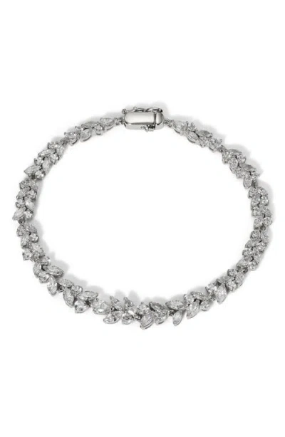 NADRI NADRI CUBIC ZIRCONIA CLUSTER BRACELET