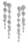 Nadri Cubic Zirconia Linear Drop Earrings