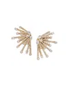 Nadri Starlet Cubic Zirconia Burst Jacket Earrings In Metallic
