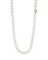Nadri Pave Clasp Cultured Freshwater Baroque Pearl All Around Collar Necklace, 18 In Gold