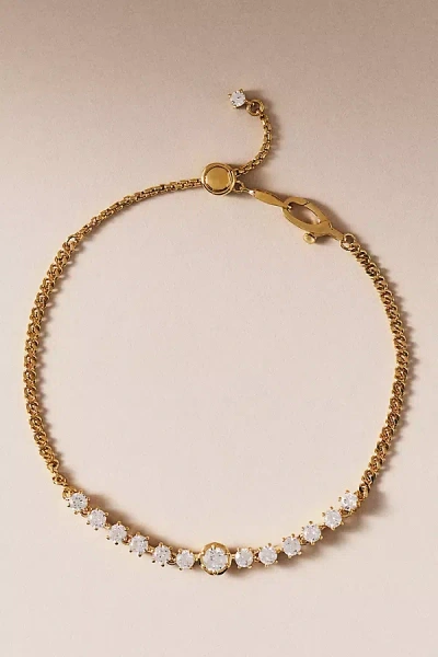 Nadri Daytime Curb Adjustable Bracelet In Gold