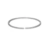 Nadri Dazzle Cubic Zirconia Flex Choker In Silver