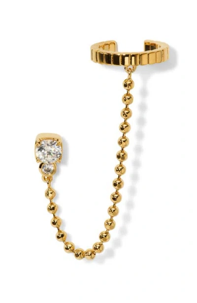 Nadri Delancey Ear Cuff In Gold