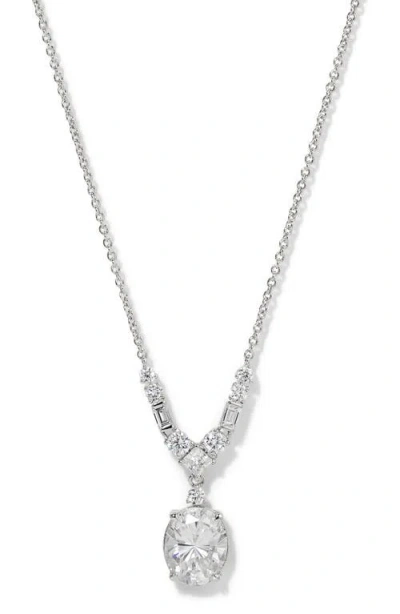 Nadri Delphine Cubic Zirconia Frontal Necklace