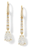 Nadri Delphine Cubic Zirconia Leverback Earrings